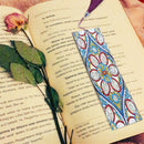 DIY Peacock Shaped Diamond Painting Leather Bookmark Tassel Book Mark Page Label
