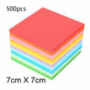 100Pcs 7x7cm Square Origami Paper Folding Solid Color Papers DIY Nice Fashion