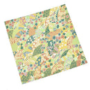 Flower Heart Fibers Watermarked Handmade Japanese Origami Paper 14cm New Hot