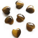 Wholesale Price! 10Pcs 30mm Natural Stone Crystal Heart Shaped Jewelry Pendant