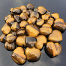 Wholesale Price! 10Pcs 30mm Natural Stone Crystal Heart Shaped Jewelry Pendant