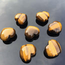 Wholesale Price! 10Pcs 30mm Natural Stone Crystal Heart Shaped Jewelry Pendant