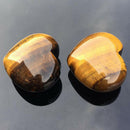 Wholesale Price! 10Pcs 30mm Natural Stone Crystal Heart Shaped Jewelry Pendant