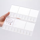 25 Mixing Wells Paint Palette Pallet Rectangle Acrylic Watercolour Folding