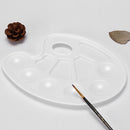 Plastic Tray Watercolour Oil Palette DIY Art Craft Painting 10 Wells White