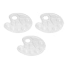Plastic Tray Watercolour Oil Palette DIY Art Craft Painting 10 Wells White