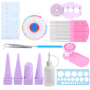 11 pcs Paper Quilling DIY Craft Kit Board Mould Crimper Comb Tools