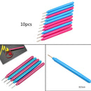 10 Set Paper Quilled Creations Quilling Needle Slotted Tools DIY Handcraft New