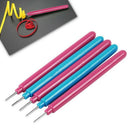 Slotted Paper Quilling Pen Tools DIY Scrapbook Origami Drawings Art Random 10Pcs