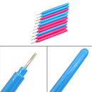 10Pcs Economic Papercarft Plastic Slotted Paper Quilling Tools DIY Curling Pen