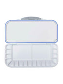 18-Well Rectangular Plastic Watercolor Palette Box Paint Tray Palette
