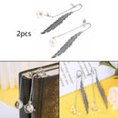 2 x Metal Book Clip Pendant Beautiful Bookmark Suitbale for Girls Kids Woman