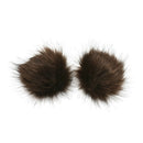 12X Faux Fur Pom Pom Ball For Hat Bags Keychain Fluffy Ball Pendant Accessories
