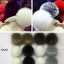 12X Faux Fur Pom Pom Ball For Hat Bags Keychain Fluffy Ball Pendant Accessories