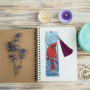 DIY Bird Shaped Diamond Painting Creative Leather Bookmarks with Tassel Gi ft