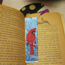 DIY Special Flower Shaped Diamond Painting Leather Tassel Bookmark Handicrafts