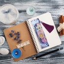 DIY Owl Shaped Diamond Painting Leather Bookmark Tassel Book Marks Card Gifts