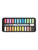 24 Colors Professional Watercolor Paint Set with Water Brush Foldable Best Durab