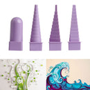 4Pcs/ set Paper Quilling Border Set Quilling Tool Tower Cardmaking Paper