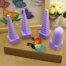 4Pcs/ set Paper Quilling Border Set Quilling Tool Tower Cardmaking Paper