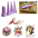 4Pcs/ set Paper Quilling Border Set Quilling Tool Tower Cardmaking Paper