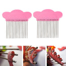 2x Paper Quilling Comb Plastic Holder Origami Carding DIY Craft Decoration Tool