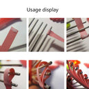 2x Paper Quilling Comb Plastic Holder Origami Carding DIY Craft Decoration Tool