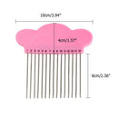 2x Paper Quilling Comb Plastic Holder Origami Carding DIY Craft Decoration Tool