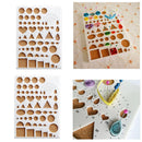2X Paper Quilling Template Board Papercraft DIY Tool Scrapbooks 210mm*150mm*8mm