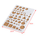 2x Paper Quilling Template Mould Board Handcrafts DIY Art Tool Scrapbooking Mold