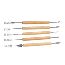 14-in-1 Professional Wooden Metal Pottery Sculpture Clay Tools Kit Set New