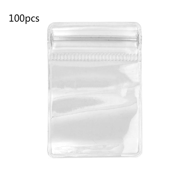 100 PCS New Printed Pouch Zip lock Pouches Mylar Aluminum Foil Bags