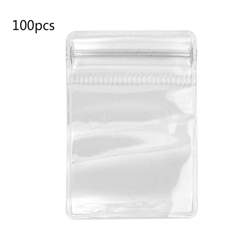 100 PCS New Printed Pouch Zip lock Pouches Mylar Aluminum Foil Bags