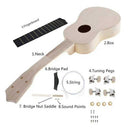 4-string Ukulele Diy Kit Handmade Musical Instrument 21 Inches Free Study School