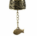Oriental Metal Bell Lucky Feng Shui Hanging Charm Wind Chime Ornament Bagua