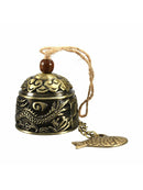 Oriental Metal Bell Lucky Feng Shui Hanging Charm Wind Chime Ornament Bagua