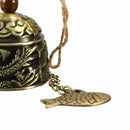 Oriental Metal Bell Lucky Feng Shui Hanging Charm Wind Chime Ornament Bagua