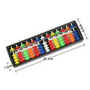 Portable Arithmetic Soroban w/ Colorful Bead Mathematics Calculate Tool Abacus