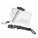 Badge-Holder Id-Card Transparent Plastic Horizontal Wallet Card-Holder