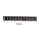 30 Sets 360 Cubes White on Black Adjustable Sale Price Display Blank Tag Label