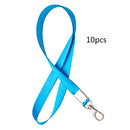 Strong Rope Neck ID Lanyard Metal Dog Clip For Keys & ID Card Pass Holder lot