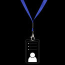 Key Holder ID Card Holder Lanyard Neck Strap Phone Badge Hanging Rope Buckle