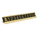 Golden Base Adjustable Number Price Display Counter Stand Tag Label High m q