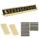 Currency Symbol Sign Number Letter Sale Price Metal Display Stand for Shop