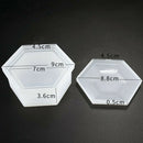 Hexagon Round Storage Box Silicone Mold Crystal Epoxy Mould DIY Table Decoration