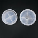 Hexagon Round Storage Box Silicone Mold Crystal Epoxy Mould DIY Table Decoration