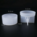 Hexagon Round Storage Box Silicone Mold Crystal Epoxy Mould DIY Table Decoration