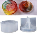 Hexagon Round Storage Box Silicone Mold Crystal Epoxy Mould DIY Table Decoration