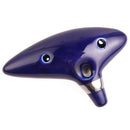 Sale! Legend of Zelda 12Hole Blue Ocarina Ceramic Alto C Flute Instrument Gift