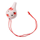 Professional Ocarina 6 Holes Flute Porcelain Ceramic Alto C Musical Instrument